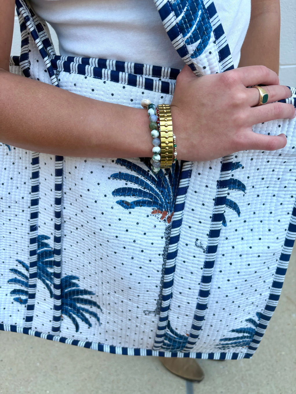 The Coastal Palm Tote