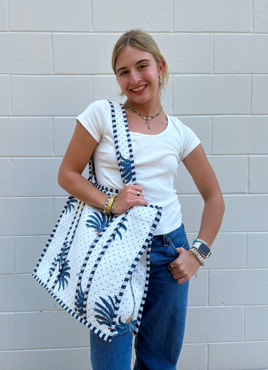 The Coastal Palm Tote