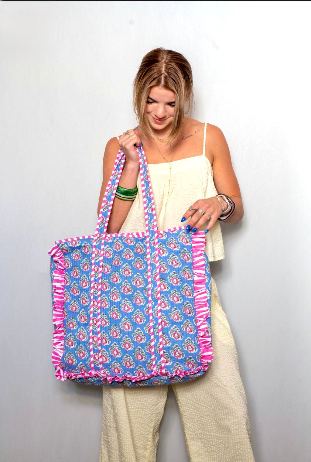 Broad Street Blue Tote