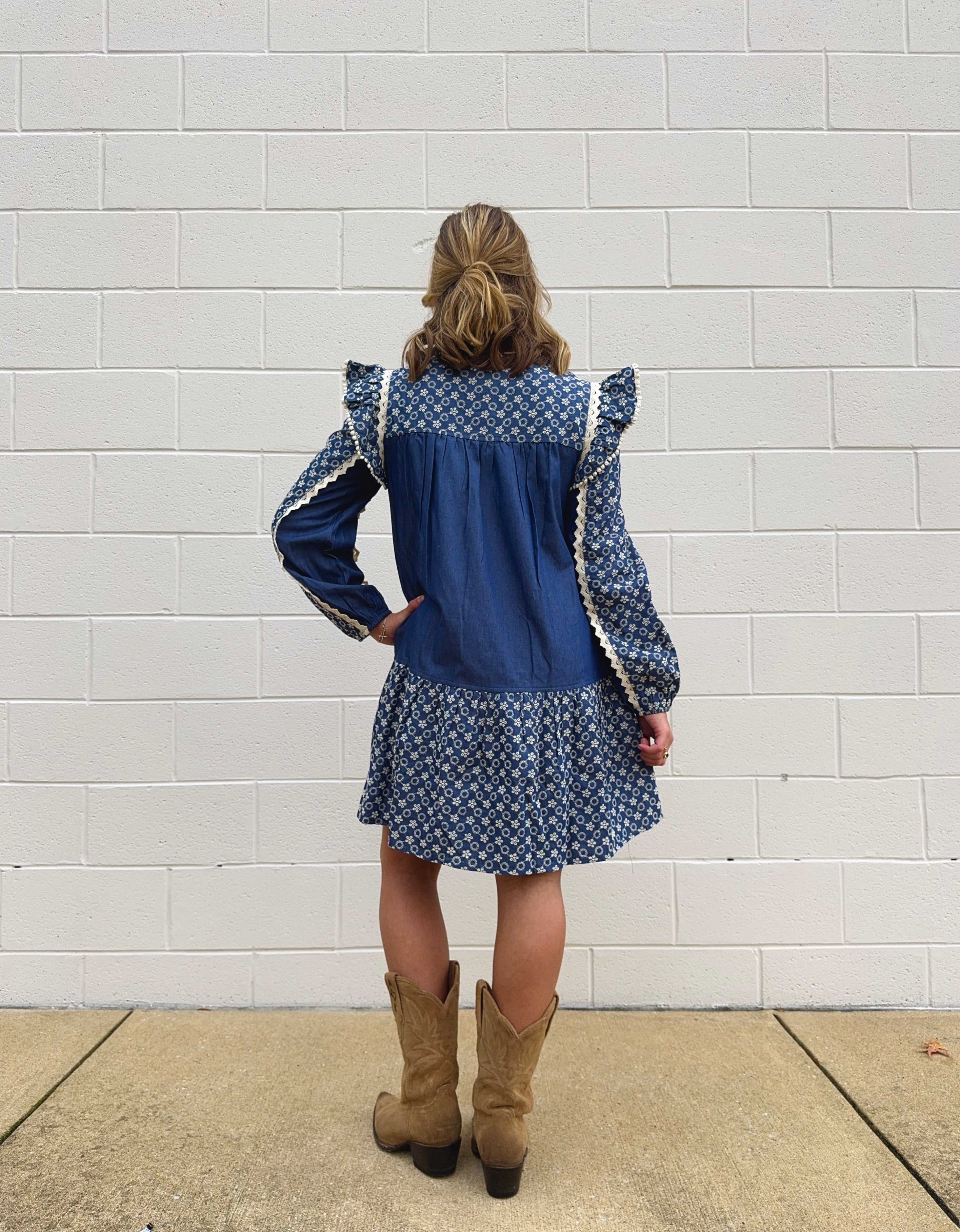 The Cottage Blues Dress