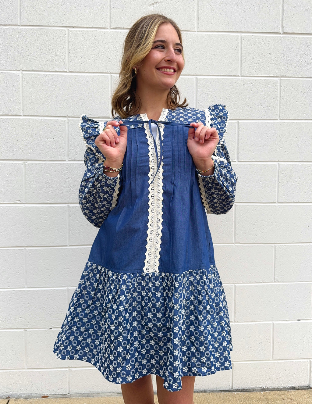 The Cottage Blues Dress