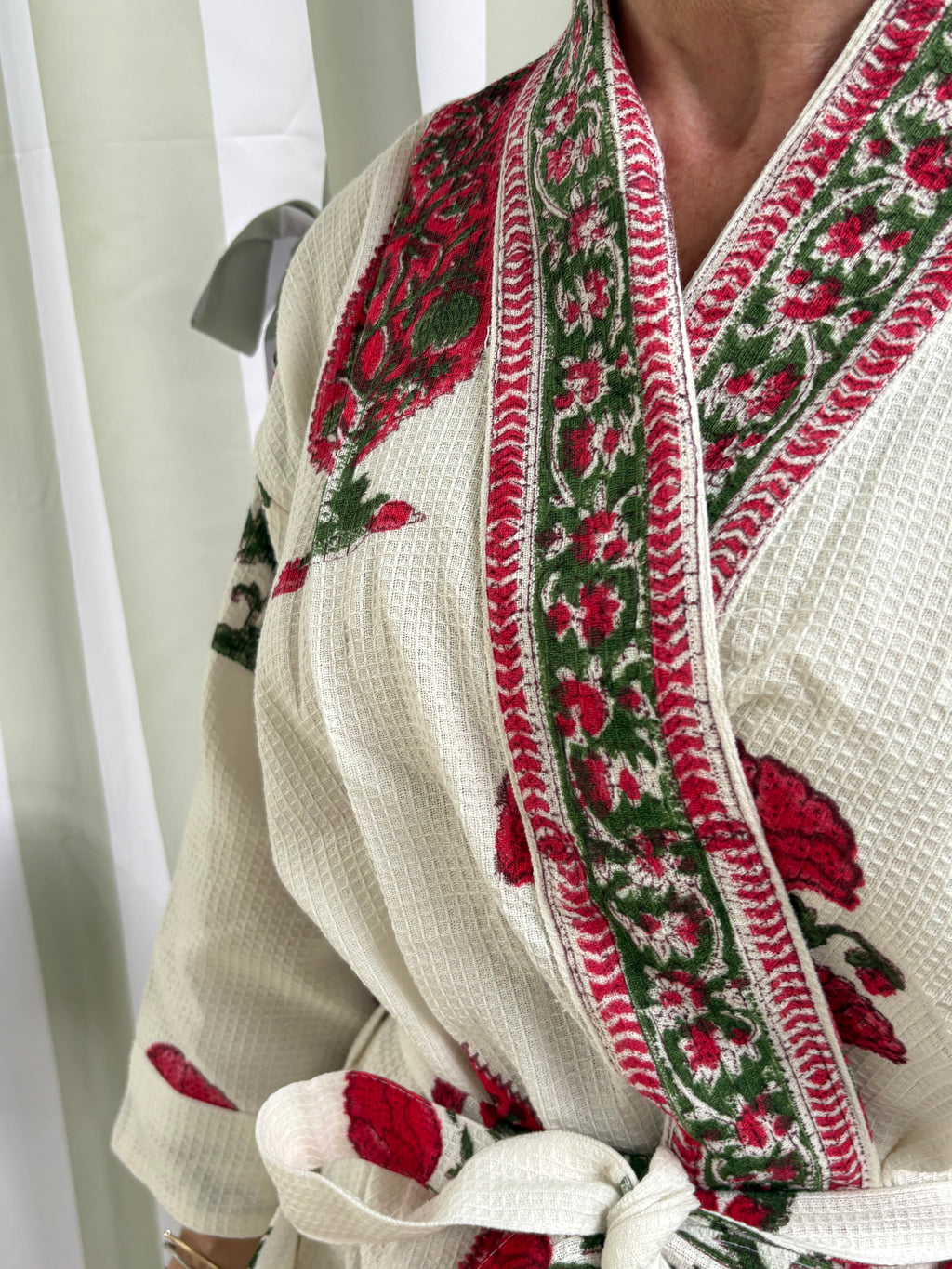 Hand-Block Printed Robe