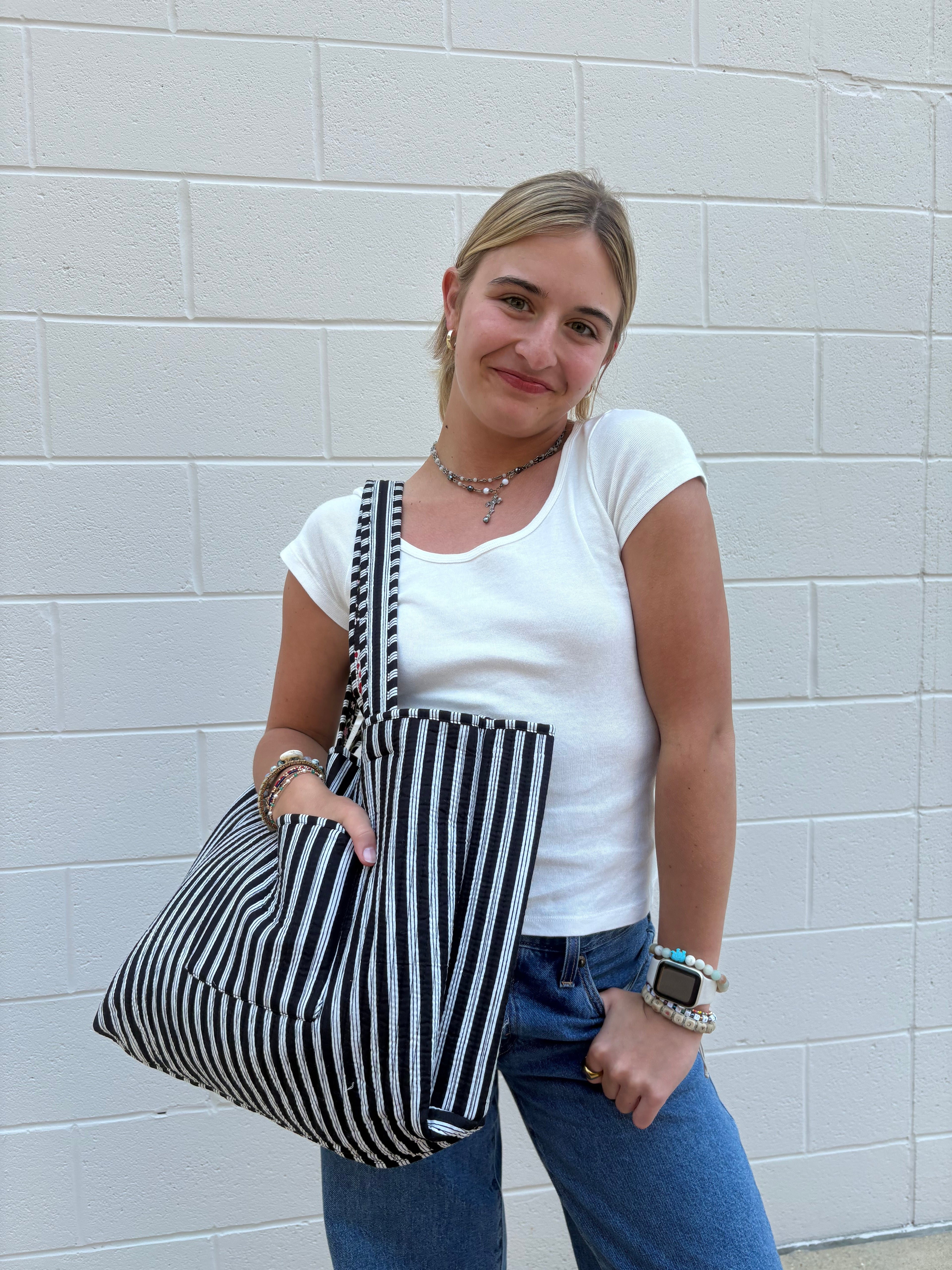 The Midnight Bloom Tote
