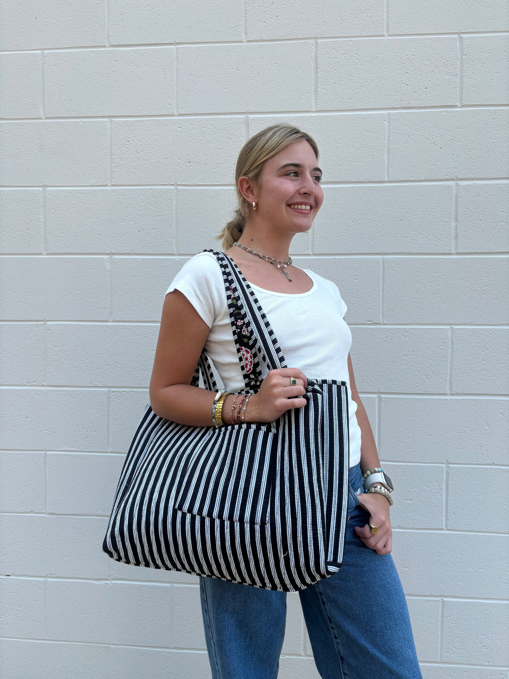 The Midnight Bloom Tote