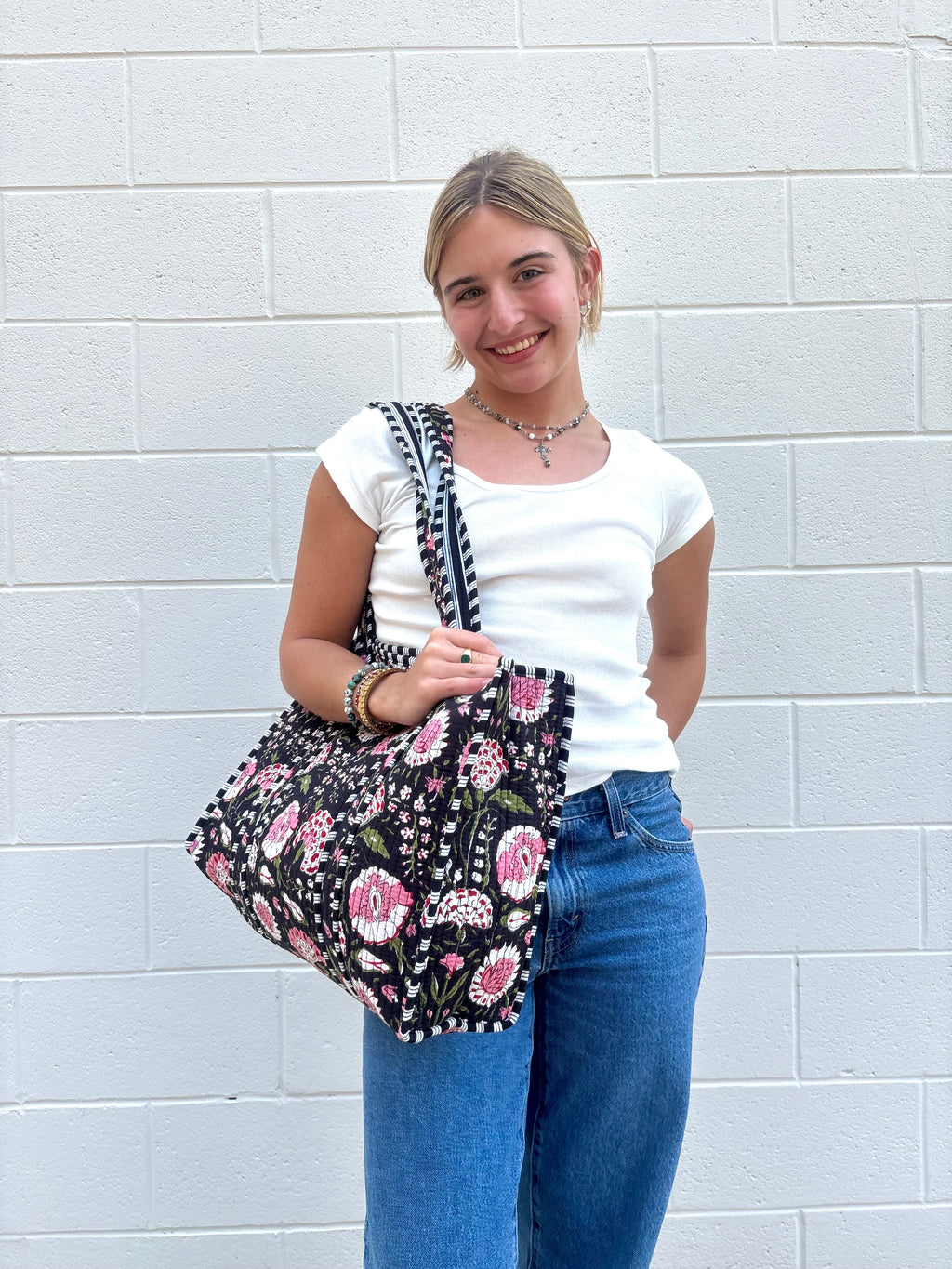 The Midnight Bloom Tote