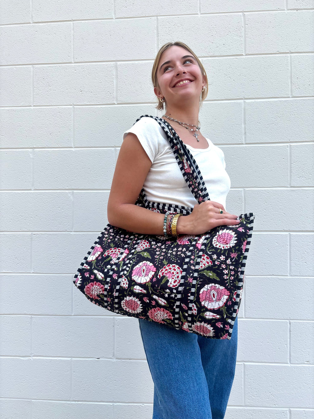 The Midnight Bloom Tote
