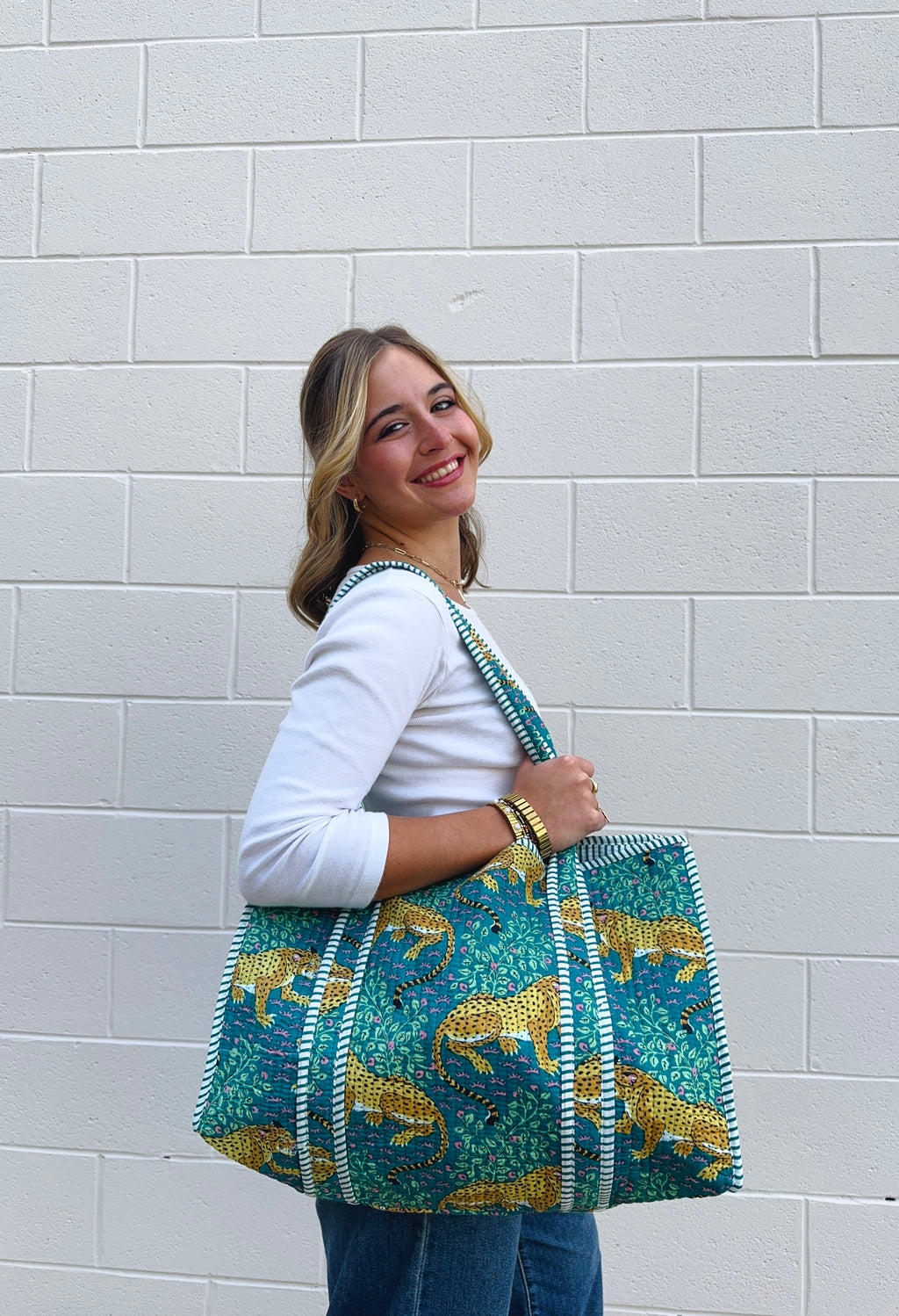 The Cheetah Chase Reversible Tote