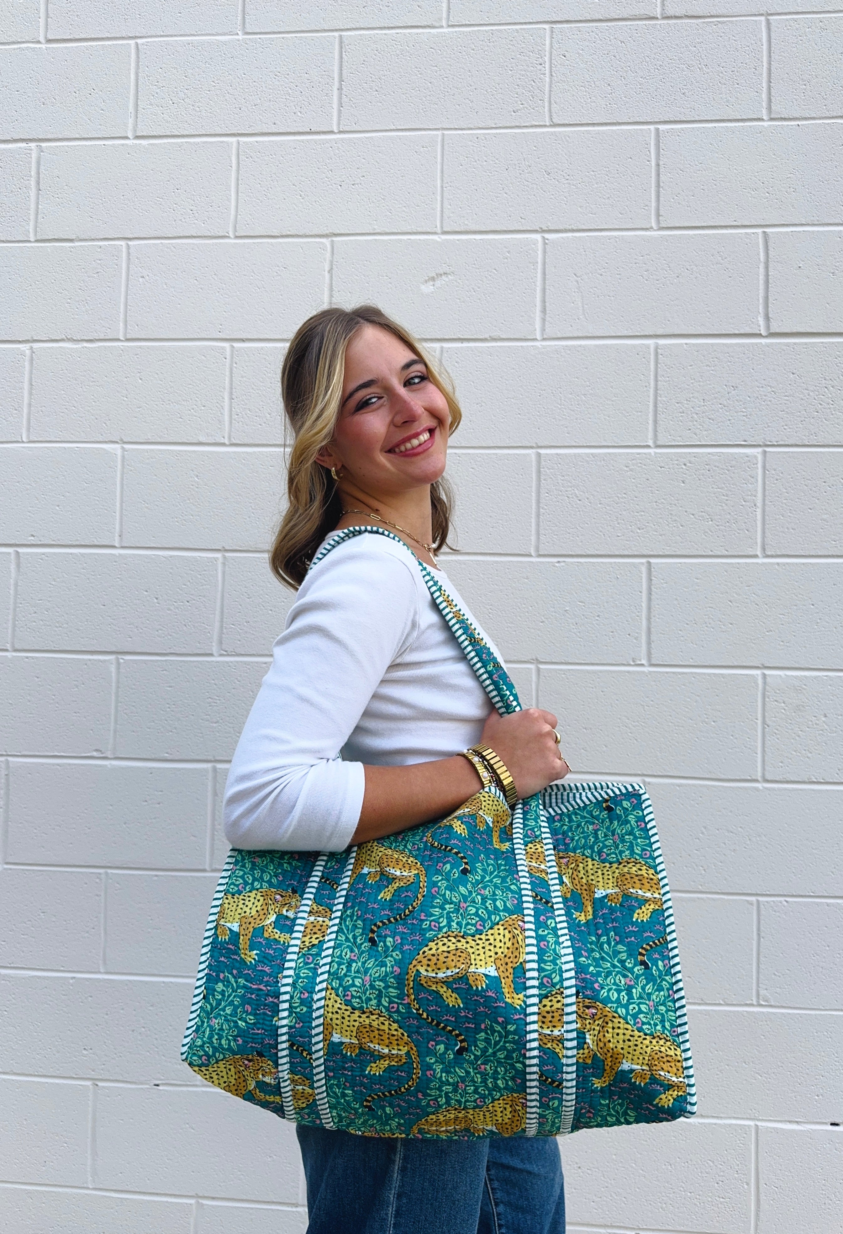 The Cheetah Chase Reversible Tote